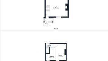 2 bedrooms, iron/ironing board