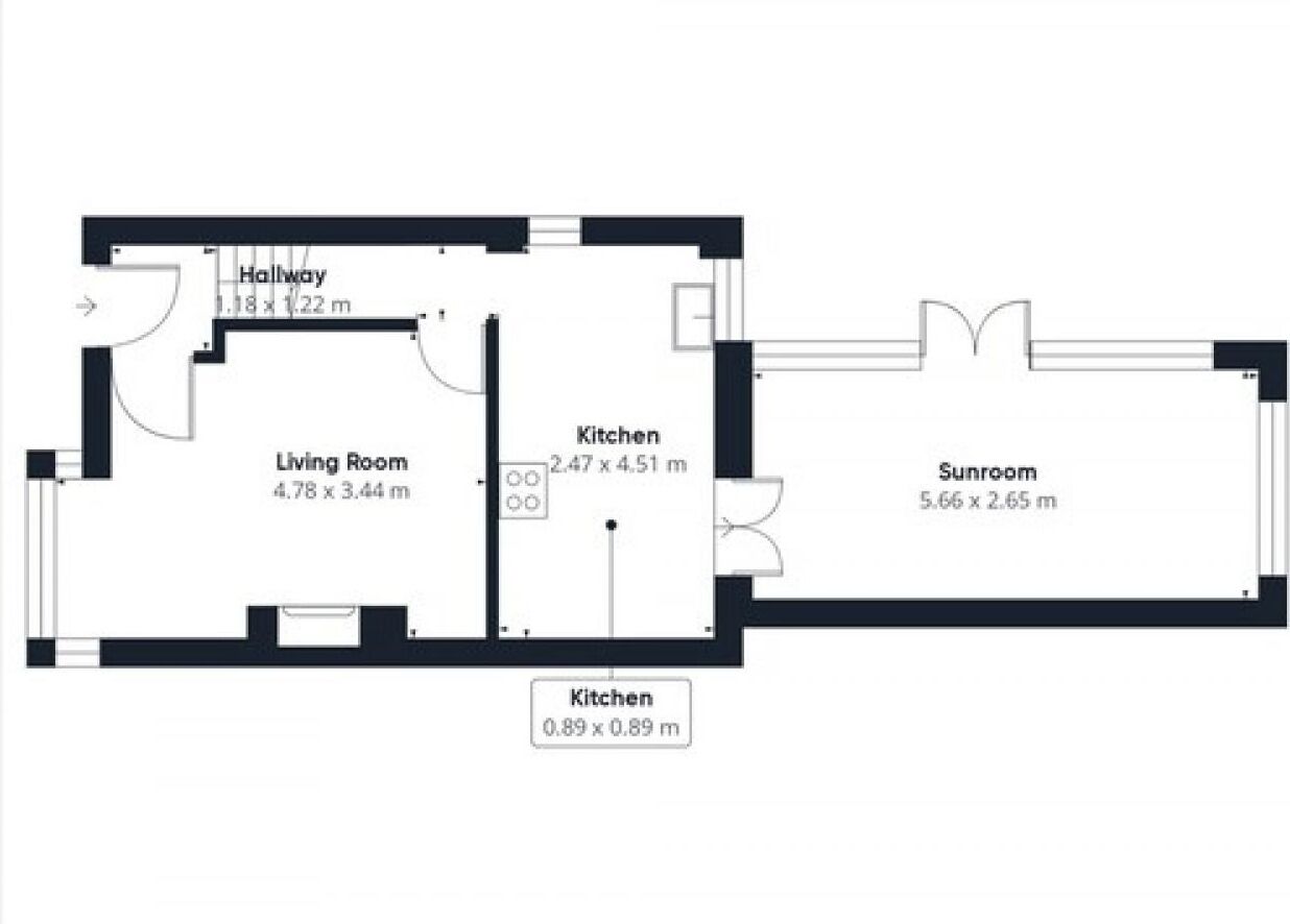 Hus | 2 soveværelser, strygejern/strygebræt