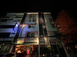 Voorkant van accommodatie