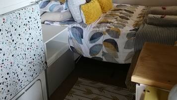 Casa mobile, 1 camera da letto, angolo cottura | Lenzuola