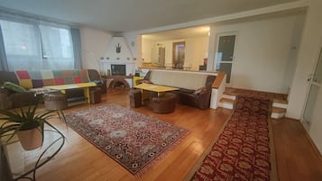 TV connectée, cheminée