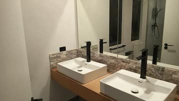 Towels, soap, toilet paper