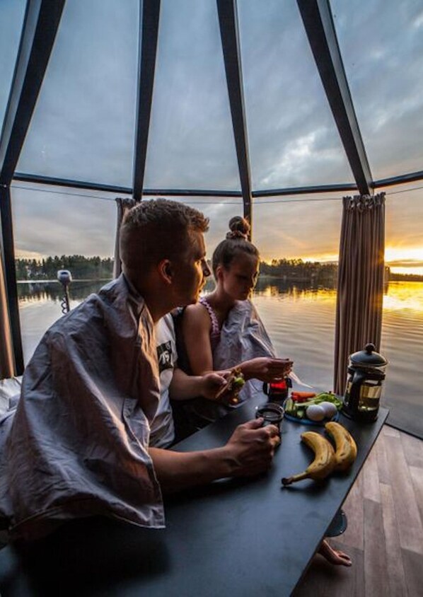 Cabin, 1 Bedroom, Smoking | 1 bedroom - "junior Suite Lake View - Luxury Getaway for 2 - Nature Experience in Sweden" (Jokkmokk)