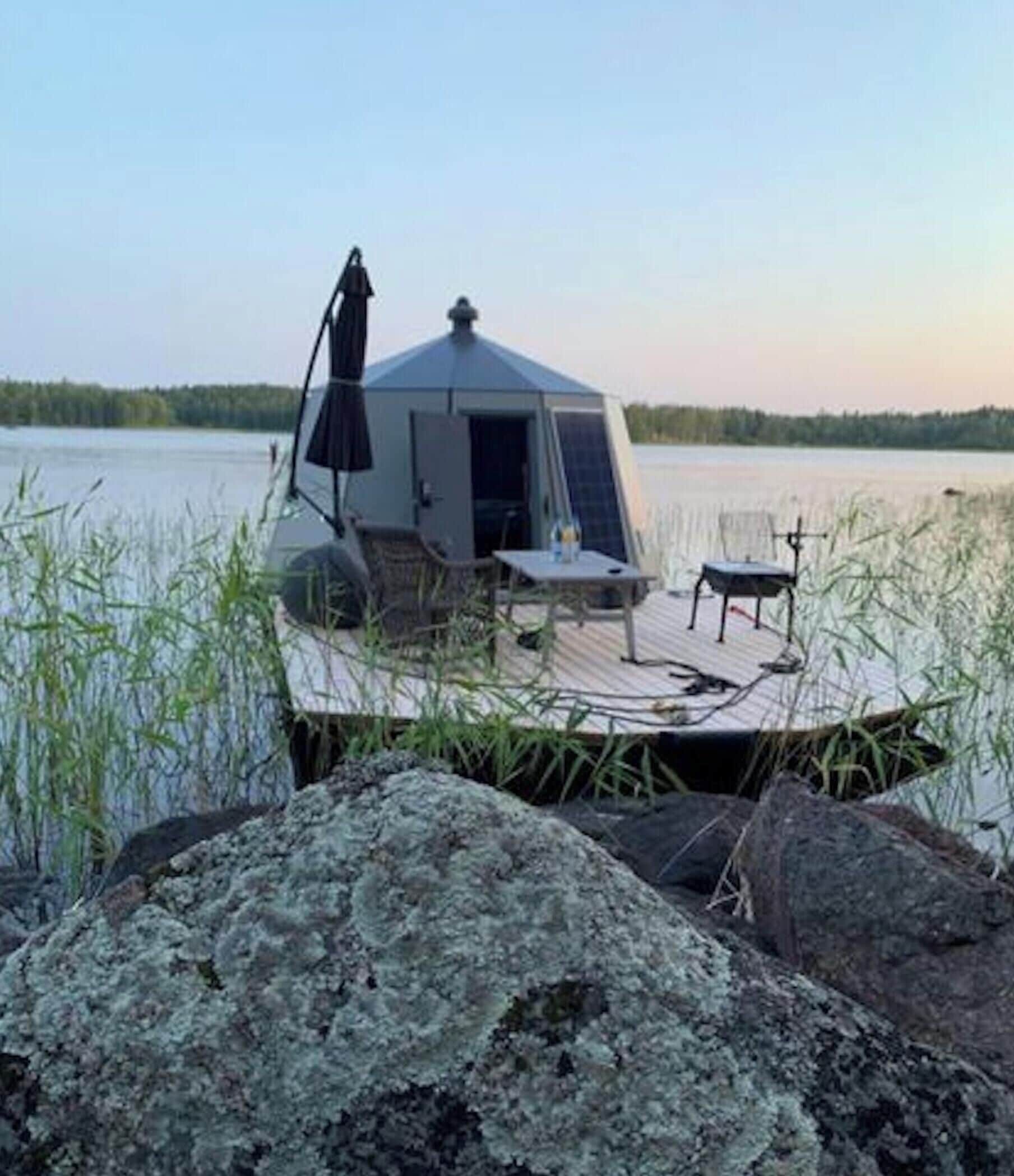 Chambre, 1 chambre, fumeurs, vue lac | Extérieur