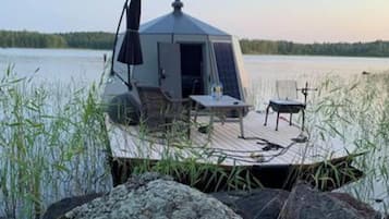 Chambre, 1 chambre, fumeurs, vue lac | Extérieur