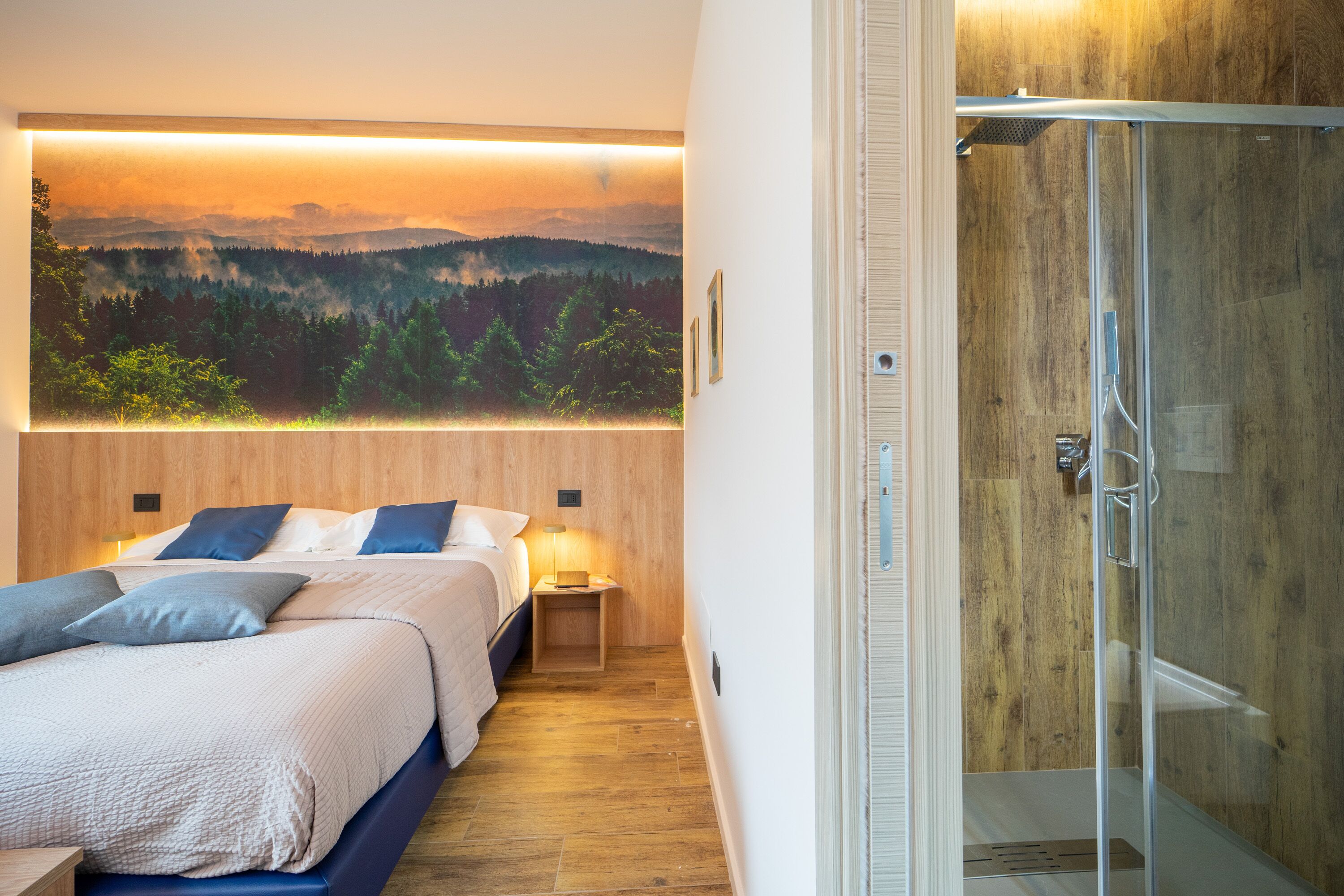 Camera Business con letto matrimoniale o 2 letti singoli, vista montagna | Lenzuola Frette, biancheria da letto di alta qualità