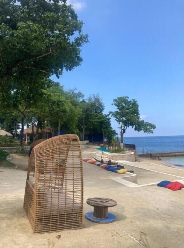 Terrace/patio - PROMO! March 2BR Condo w Beach Access (Newtown Boulevard The Mactan Newtown)