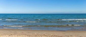 Little White Cottage Lake Michigan sandy beach