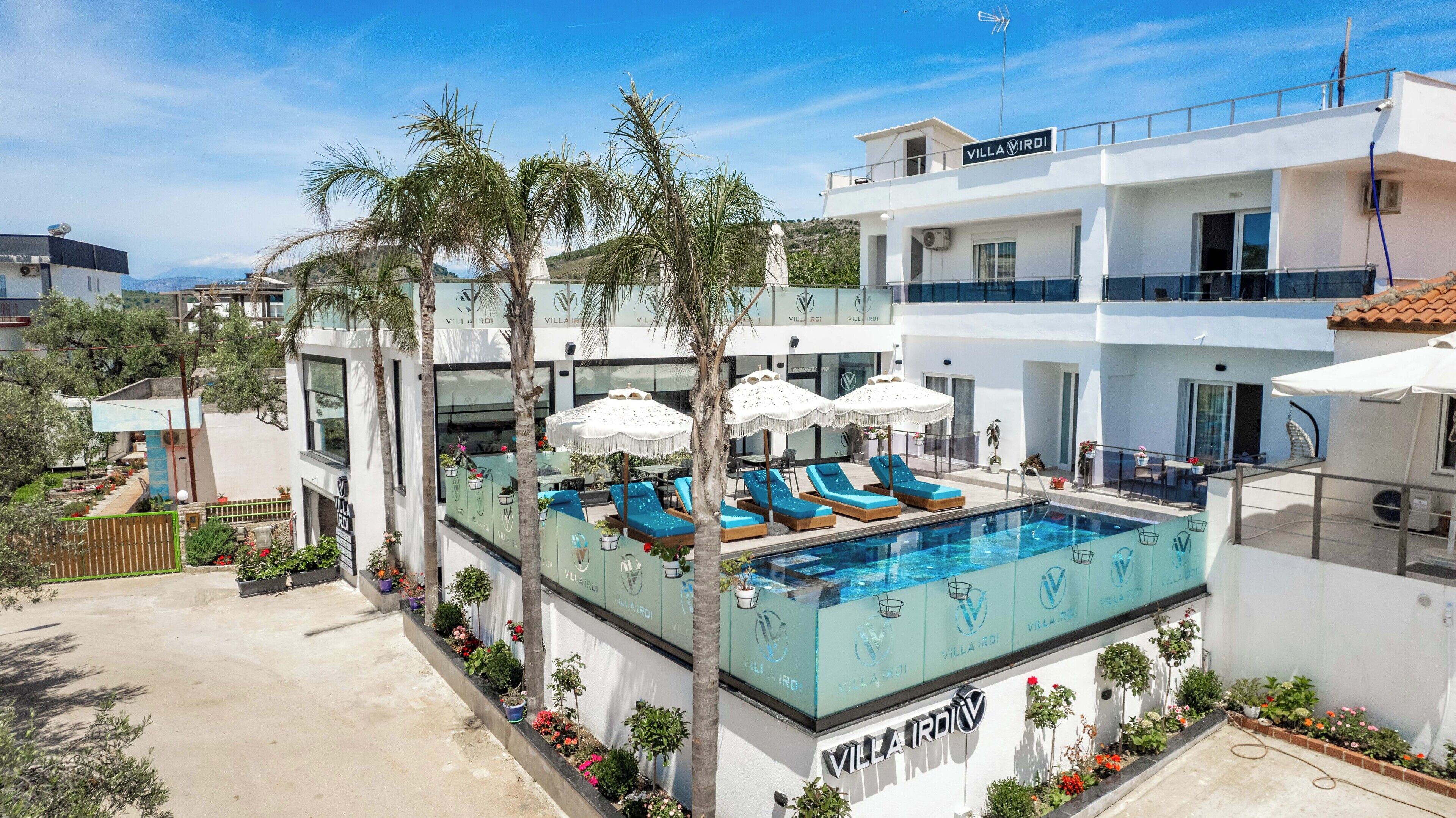 Fassade der Unterkunft