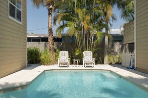 Una piscina riscaldata