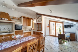 Fridge, oven, dishwasher, electric kettle