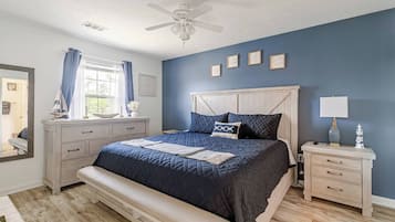 2 bedrooms, iron/ironing board, travel crib, WiFi (free)