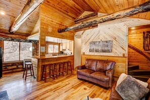 TV, DVD player - Charming Log Cabin! (Drake)