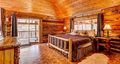 Charming Log Cabin with 3.8 Acres