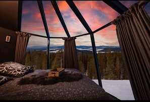 Cabin, 1 Bedroom, Smoking, Terrace | 1 bedroom - Mountain Glass Room Luxury Getaway for 2 Wild Nature Experience in Sweden (Jokkmokk)