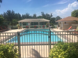 Pool - Grand Re-opening Sanddollar C102 3 BR with a king, a queen and 2 bunk bed sets. (Sanibel)
