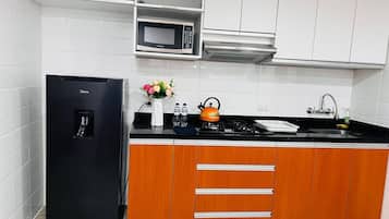 Dúplex Deluxe | Cocina privada | Microondas, horno, lavavajillas y licuadora