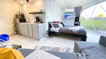 Cabin Superior, 1 giường cỡ king | 1 phòng ngủ, bộ đồ giường cao cấp, chăn bông, nệm có lớp đệm bông