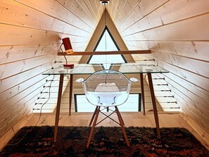 Interior - Stylish Nordic A-frame in Downtown Victor (Victor)