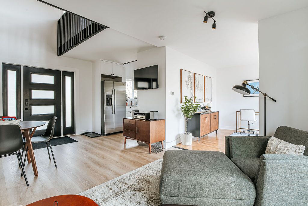 Smart TV, fireplace, video games, music library