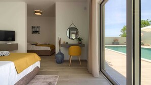 4 bedrooms, free WiFi, wheelchair access - Villa Mako - The modern luxury villa with swimming pool and whirlpool in a quiet suburb of Pula (Pula)