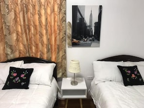 2 chambres, fer et planche à repasser, Wi-Fi gratuit