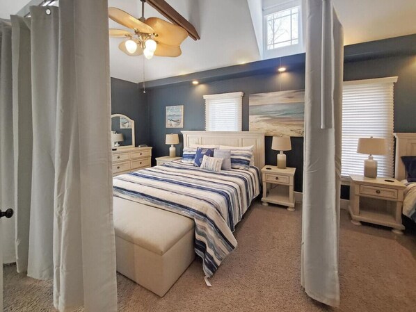 2 bedrooms, iron/ironing board, travel cot, free WiFi