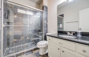Bathroom with walk-in shower