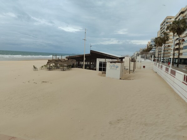 On the beach