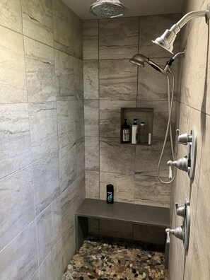 Towels, soap, toilet paper