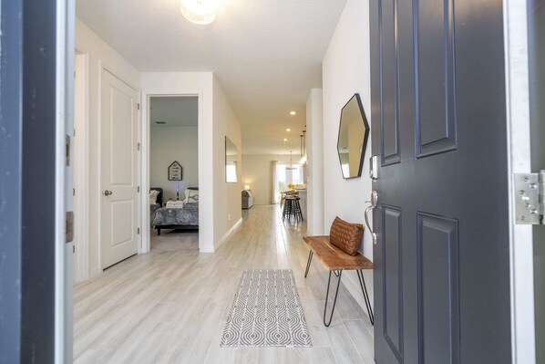 Entrée de l’hébergement