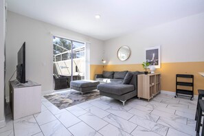 Premium House | Living area - Gorgeous 4Bd W/ Pool & Waterpark @ Champions Gate 428 (Kissimmee)