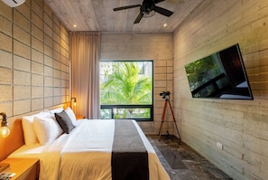 Premium bedding, down duvets, in-room safe, individually decorated - Hum Living Luxury Villas (Tulum)