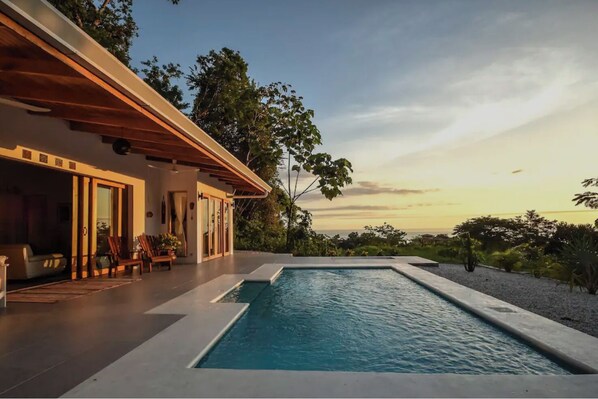 Indoor pool - Casa Rosalita, Casa Rosalita Ocean View Villa in a Jungle Setting (Samara)