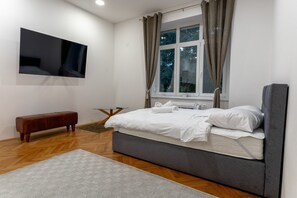 Iron/ironing board, Internet, bed sheets - Superior Studio in Ljubljana Downtown (Ljubljana)