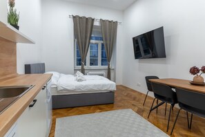 1 Schlafzimmer, Bügeleisen/Bügelbrett, Internetzugang, Bettwäsche