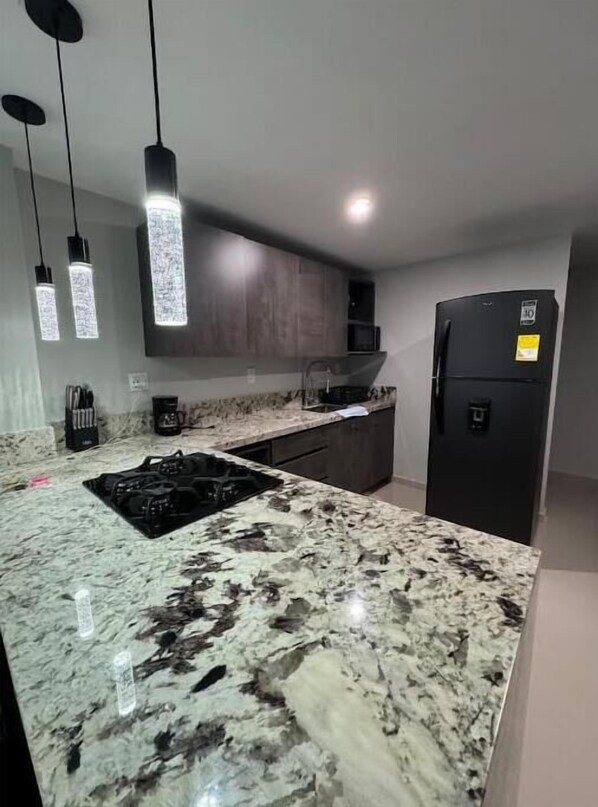 Private kitchen - Luxury Apartment 201/ apartamento luxury 201 (Medellin)