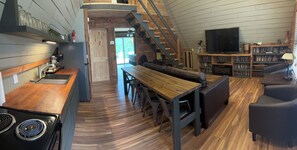 Interior - Coyote Creek A-Frame Cabin with Firepit, Nature Trail, Games, Outside Activities (Lindale)