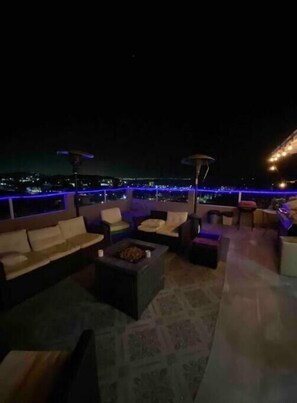 Terrace/patio - Ocean View- Modern upstairs unit with Patio (Ensenada)