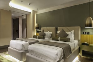 Chambre Deluxe double ou avec lits jumeaux | 1 chambre, draps en coton égyptien, literie de qualité