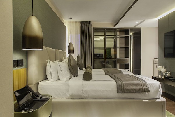 1 soveværelse, egyptiske bomuldslagner, premium-sengetøj