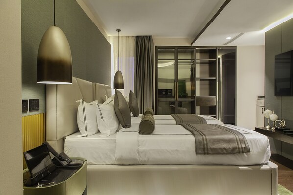 1 chambre, draps en coton égyptien, literie de qualité