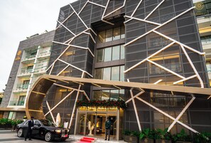 Fachada de la propiedad