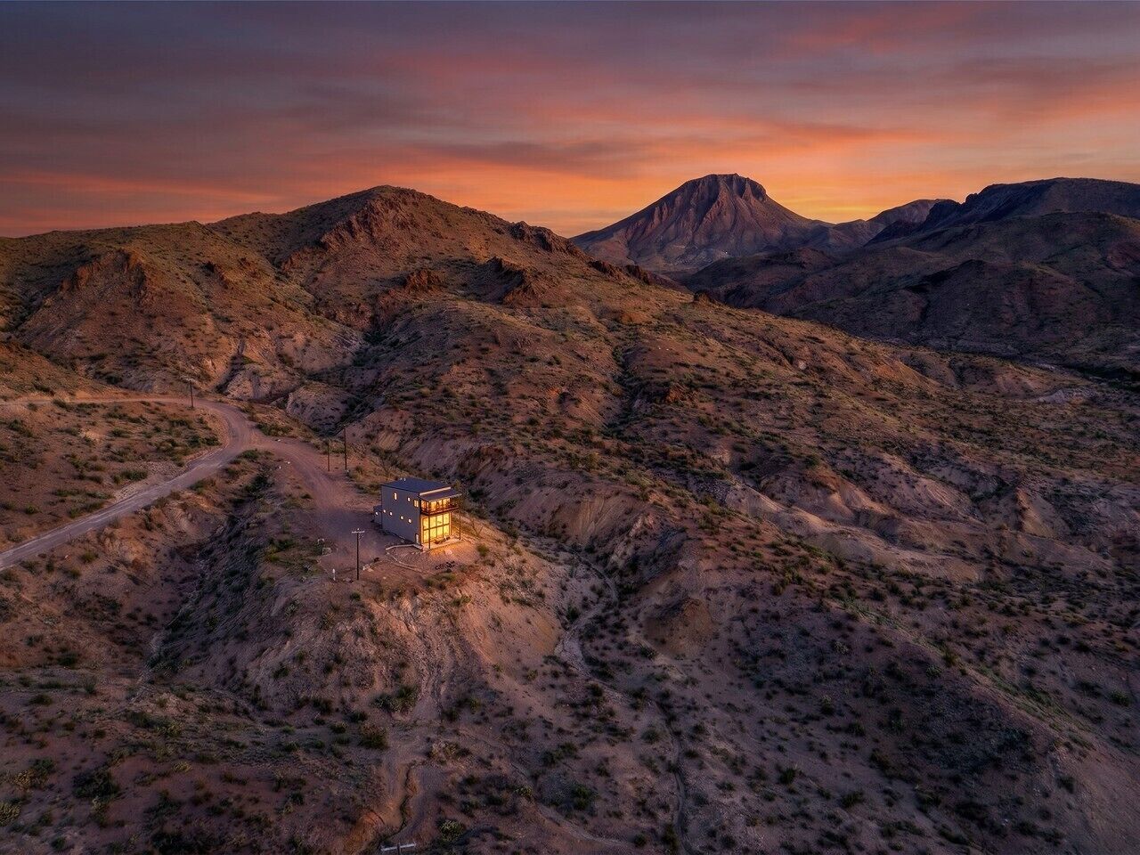Infinite Skies Retreat Property Areal View