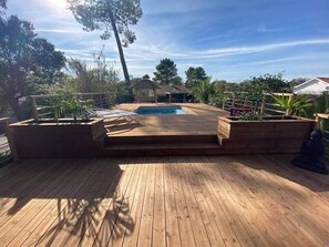 Pool - Villa OHANA for 8 people with swimming pool and summer kitchen. Free Wifi (CAPBRETON)