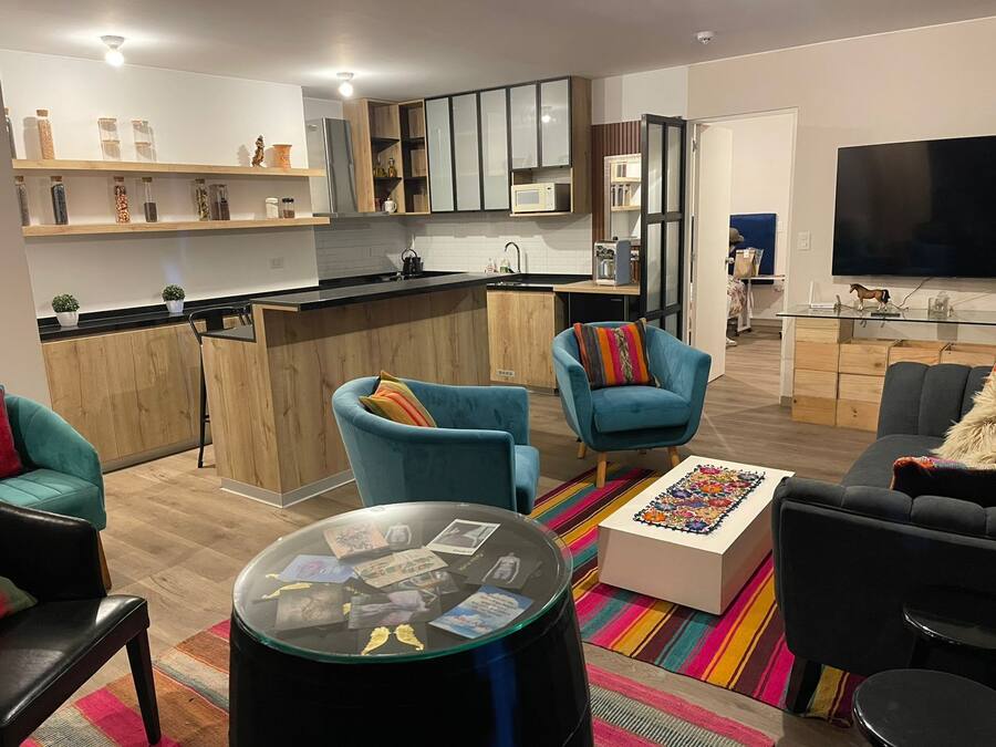 Royal Apartment | Living area | 55-inch flat-screen TV with digital channels, TV, Netflix