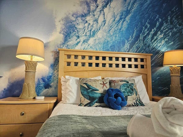 5 bedrooms, iron/ironing board, travel crib, WiFi