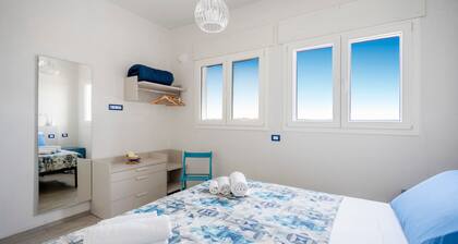 Holiday Apartment "Gufo Di Mare - Celeste" with Sea View, Private Terrace