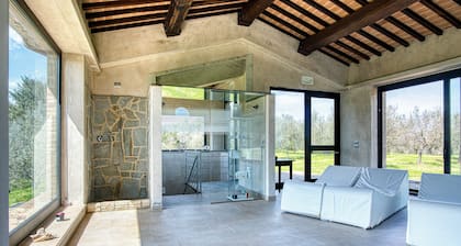 Villa 'Le Buccole Country House' avec vue sur les collines pérugines, Wi-Fi et air conditionné.