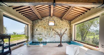 Villa 'Le Buccole Country House' con vista sulle colline perugine, Wi-Fi e aria condizionata.